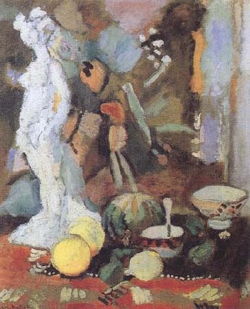 Henri Matisse Still Life with Statuette (mk35) oil painting image